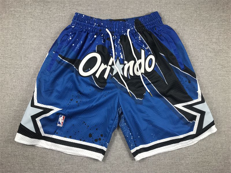 2025 Men NBA Orlando Magic Shorts Blue style 1